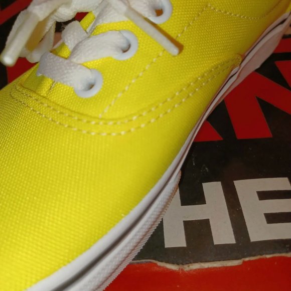 Vans Era Neon Lemon Tonic/True White Women's 7 VN0A4U39WT7 - Picture 9 of 10